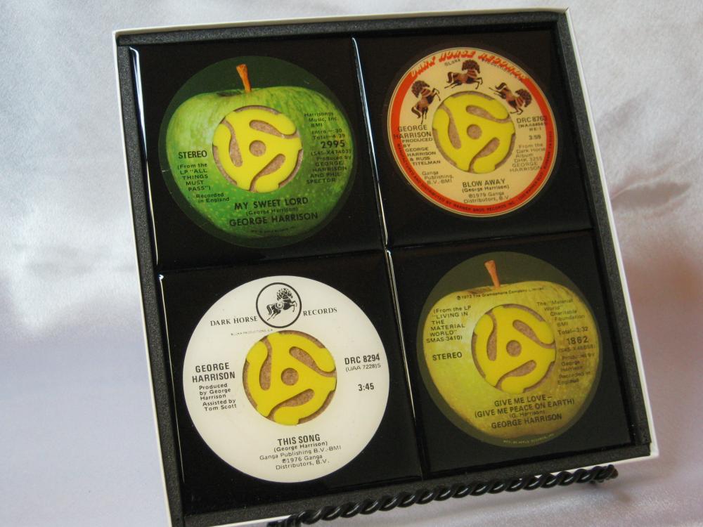 record drink coasters