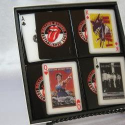 The Rolling Stones Collector Playing Card Drink Coaster Set (shows ...